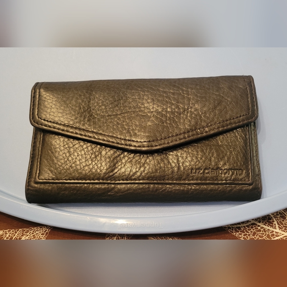 Liz Claiborne Black Textured Wallet